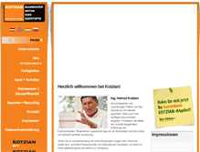 Tablet Screenshot of kotzian.com